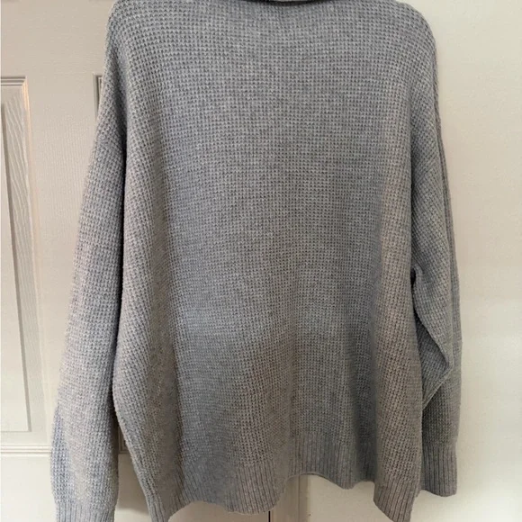 Aerie CozyUp Waffle Button Sweater Size Xl - Picture 4 of 5
